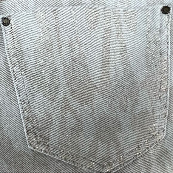 Dkny Jeans - Gold Metallic Leopard  Leggings Pants 4 - Picture 9 of 12